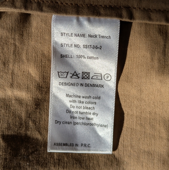 Han Kjobenhavn Double Zipper High Neck Canvas Trench Coat l SS 17 Collection - Picture 13 of 14